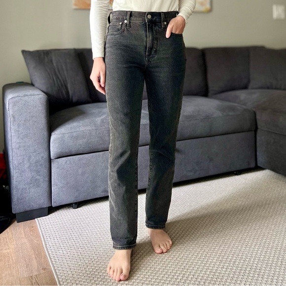 Madewell Denim - Madewell The Perfect Vintage Jean - Black Wash - Size 25